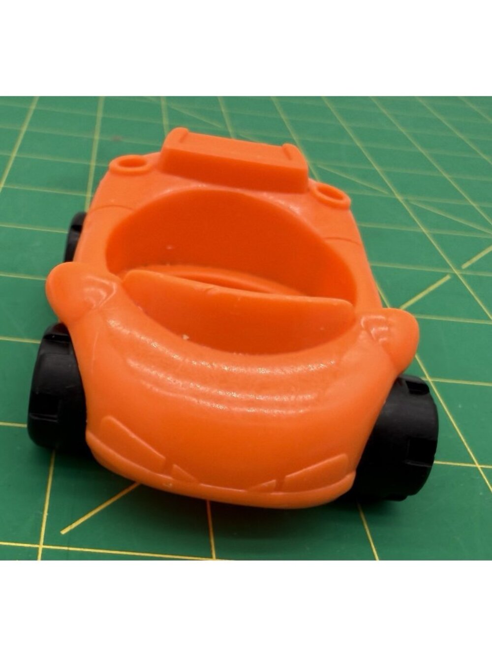 1999  Vintage Fisher Price Little People  Orange Car